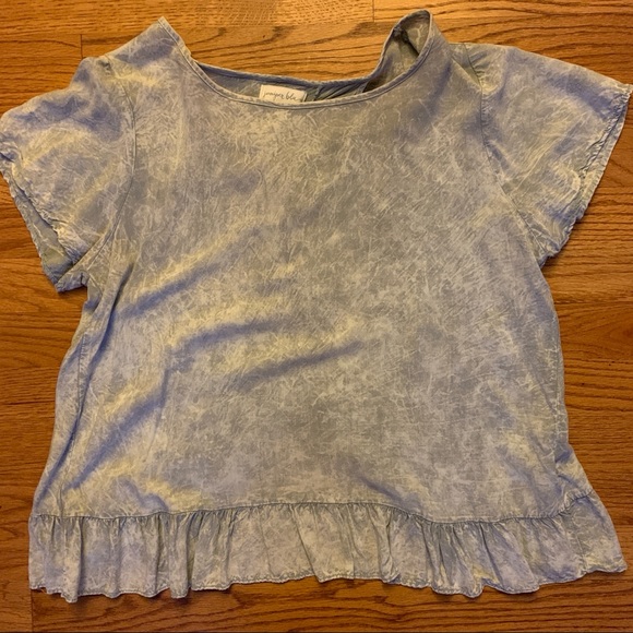 Boho Blouse Juniper Blue - Picture 1 of 2